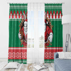 Jingle Rabbitohs Jump Personalized Window Curtain Christmas Rugby League Spirit - Aussie Hoodie