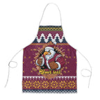 Merry Eagle Roar Personalized Apron Christmas Rugby League Spirit - Aussie Hoodie