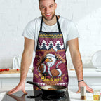 Merry Eagle Roar Personalized Apron Christmas Rugby League Spirit - Aussie Hoodie