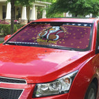 Merry Eagle Roar Personalized Auto Sun Shade Christmas Rugby League Spirit - undefined