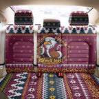 Merry Eagle Roar Personalized Back Car Seat Cover Christmas Rugby League Spirit - Aussie Hoodie