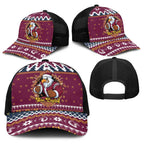 Merry Eagle Roar Baseball Net Cap Christmas Rugby League Spirit - Aussie Hoodie