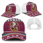 Merry Eagle Roar Baseball Net Cap Christmas Rugby League Spirit - Aussie Hoodie