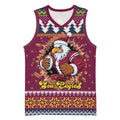 Merry Eagle Roar Personalized Basketball Jersey Christmas Rugby League Spirit - Aussie Hoodie