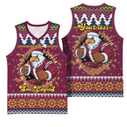 Merry Eagle Roar Personalized Basketball Jersey Christmas Rugby League Spirit - Aussie Hoodie