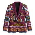Merry Eagle Roar Personalized Blazer Christmas Rugby League Spirit - Aussie Hoodie