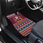 Merry Eagle Roar Personalized Car Mats Christmas Rugby League Spirit - Aussie Hoodie
