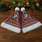 Merry Eagle Roar Personalized Christmas Santa Hat Christmas Rugby League Spirit - Aussie Hoodie