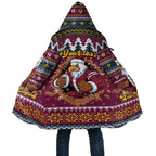 Merry Eagle Roar Personalized Cloak Christmas Rugby League Spirit - Aussie Hoodie
