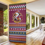 Merry Eagle Roar Personalized Door Cover Christmas Rugby League Spirit - Aussie Hoodie