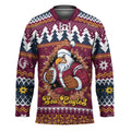 Merry Eagle Roar Personalized Hockey Jersey Christmas Rugby League Spirit - Aussie Hoodie