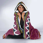 Merry Eagle Roar Personalized Hooded Blanket Christmas Rugby League Spirit - Aussie Hoodie