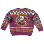 Merry Eagle Roar Personalized Kid Ugly Christmas Sweater Christmas Rugby League Spirit - Aussie Hoodie