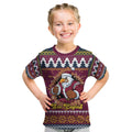 Merry Eagle Roar Personalized Kid T Shirt Christmas Rugby League Spirit - Aussie Hoodie