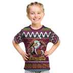 Merry Eagle Roar Personalized Kid T Shirt Christmas Rugby League Spirit - Aussie Hoodie