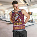 Merry Eagle Roar Personalized Men Tank Top Christmas Rugby League Spirit - Aussie Hoodie