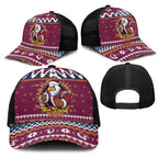 Merry Eagle Roar Mesh Trucker Cap Christmas Rugby League Spirit - Aussie Hoodie