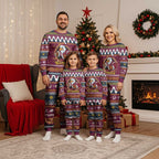 Merry Eagle Roar Personalized Christmas Pajama Set Christmas Rugby League Spirit - Aussie Hoodie