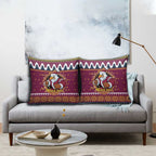 Merry Eagle Roar Personalized Pillow Cover Christmas Rugby League Spirit - Aussie Hoodie