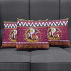 Merry Eagle Roar Personalized Pillow Cover Christmas Rugby League Spirit - Aussie Hoodie