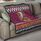 Merry Eagle Roar Personalized Quilt Christmas Rugby League Spirit - Aussie Hoodie