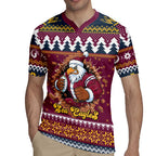 Merry Eagle Roar Personalized Rugby Jersey Christmas Rugby League Spirit - Aussie Hoodie