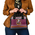 Merry Eagle Roar Personalized Shoulder Handbag Christmas Rugby League Spirit - Aussie Hoodie