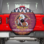 Merry Eagle Roar Personalized Spare Tire Cover Christmas Rugby League Spirit - Aussie Hoodie