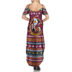 Merry Eagle Roar Personalized Summer Maxi Dress Christmas Rugby League Spirit - Aussie Hoodie