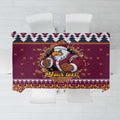 Merry Eagle Roar Personalized Tablecloth Christmas Rugby League Spirit - Aussie Hoodie