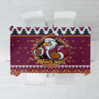 Merry Eagle Roar Personalized Tablecloth Christmas Rugby League Spirit - Aussie Hoodie