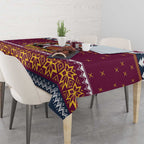 Merry Eagle Roar Personalized Tablecloth Christmas Rugby League Spirit - Aussie Hoodie