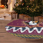 Merry Eagle Roar Personalized Tree Skirt Christmas Rugby League Spirit - Aussie Hoodie
