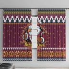 Merry Eagle Roar Personalized Window Curtain Christmas Rugby League Spirit - Aussie Hoodie