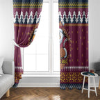 Merry Eagle Roar Personalized Window Curtain Christmas Rugby League Spirit - Aussie Hoodie