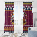 Merry Eagle Roar Personalized Window Curtain Christmas Rugby League Spirit - Aussie Hoodie