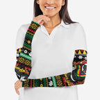Merry Panther Roar Personalized Arm Sleeves Christmas Rugby League Spirit - Aussie Hoodie