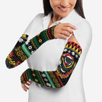 Merry Panther Roar Personalized Arm Sleeves Christmas Rugby League Spirit - Aussie Hoodie