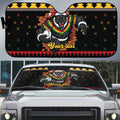 Merry Panther Roar Personalized Auto Sun Shade Christmas Rugby League Spirit - Aussie Hoodie