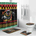 Merry Panther Roar Personalized Bathroom Set Christmas Rugby League Spirit - Aussie Hoodie