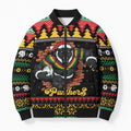 Merry Panther Roar Personalized Bomber Puffer Jacket Christmas Rugby League Spirit - Aussie Hoodie