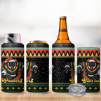 Merry Panther Roar Personalized 4 in 1 Can Cooler Tumbler Christmas Rugby League Spirit - Aussie Hoodie