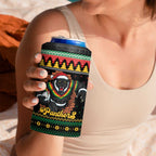 Merry Panther Roar Personalized 4 in 1 Can Cooler Tumbler Christmas Rugby League Spirit - Aussie Hoodie
