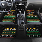 Merry Panther Roar Personalized Car Mats Christmas Rugby League Spirit - Aussie Hoodie