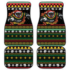 Merry Panther Roar Personalized Car Mats Christmas Rugby League Spirit - Aussie Hoodie