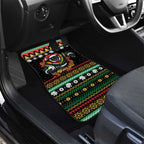 Merry Panther Roar Personalized Car Mats Christmas Rugby League Spirit - Aussie Hoodie