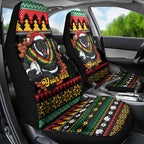Merry Panther Roar Personalized Car Seat Cover Christmas Rugby League Spirit - Aussie Hoodie