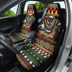 Merry Panther Roar Personalized Car Seat Cover Christmas Rugby League Spirit - Aussie Hoodie