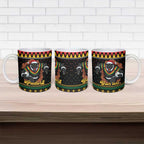 Merry Panther Roar Personalized Ceramic Mug Christmas Rugby League Spirit - Aussie Hoodie