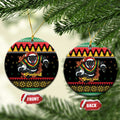 Merry Panther Roar Personalized Ceramic Ornament Christmas Rugby League Spirit - Aussie Hoodie
